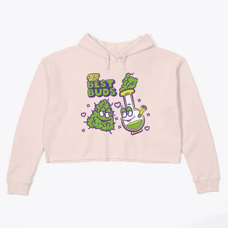 MONEY BEST BUDS CROP HOODIE