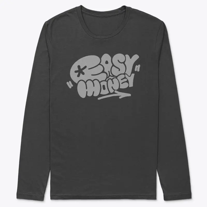 EASY MONEY LOGO LONG SLEEVE GRAY