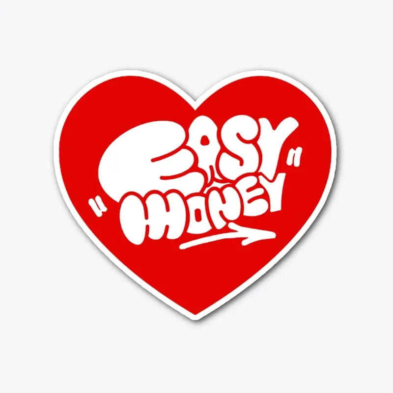 EASY DIE CUT HEART SHAPE STICKER